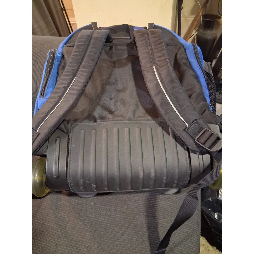 LL Bean Luggage Deluxe Rolling Wheeled Carry On Bag Book Bag‎ Vintage 90s